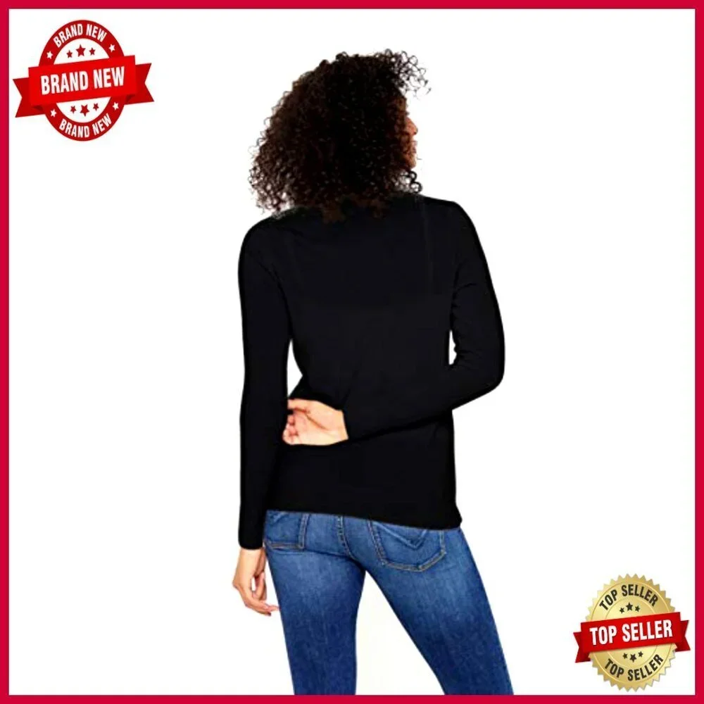 Women's 100% Pure Cashmere V-Neck Button Front Cardigan Long Sleeve Sweater_3